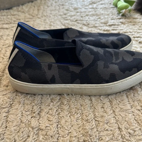 Rothy’s Women’s Slip On Sneaker- Black Camo - Picture 7 of 11